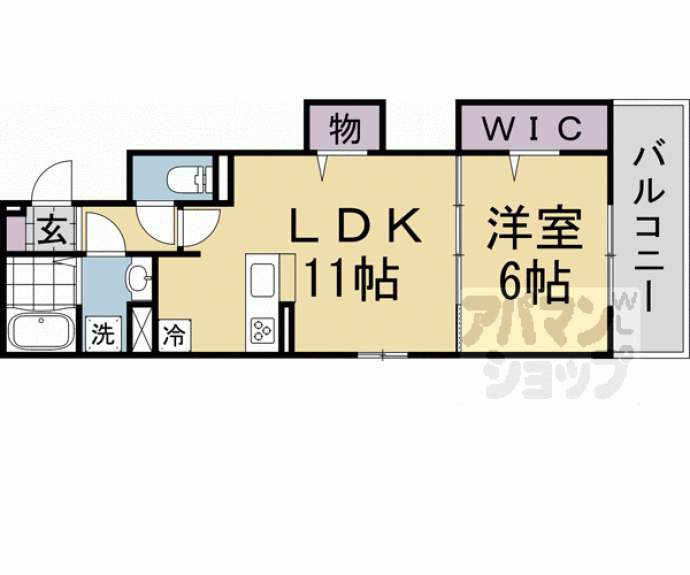 【（仮称）Ｄ－ｒｏｏｍ西京極殿田町ＰＪ　Ｃ棟】間取