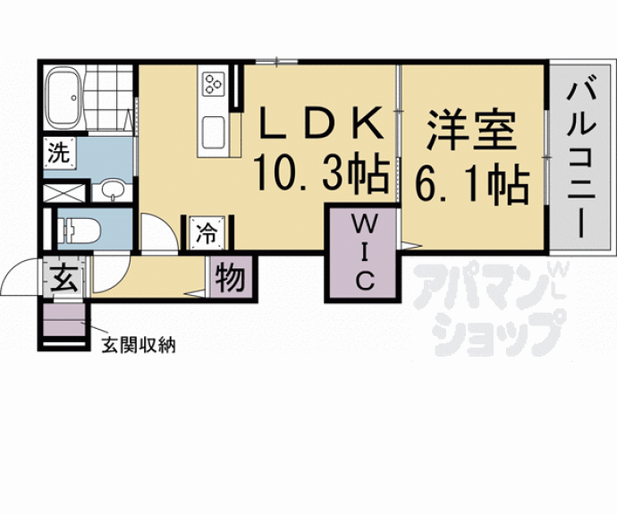 【ディル西京極】間取