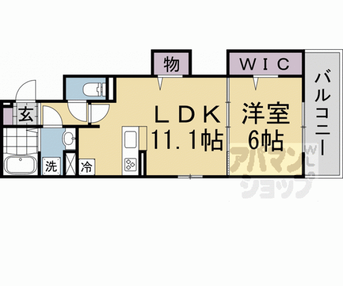 【（仮称）Ｄ－ｒｏｏｍ西京極殿田町ＰＪ　Ｃ棟】間取