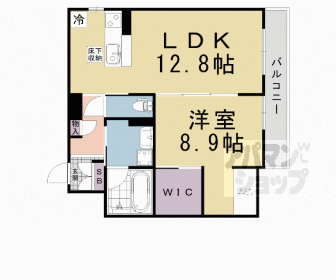 【シャーメゾン京都桃山】間取