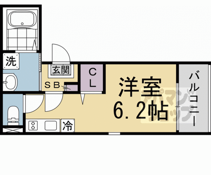 【ハーモニーテラス福稲上高松町】間取