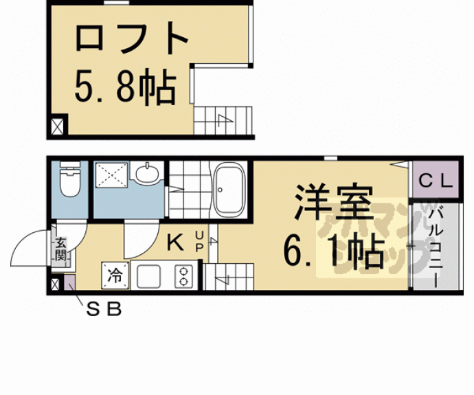 【ハーモニーテラス小栗栖森本町】間取