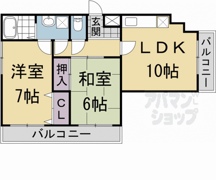 【ルビノ新成田】間取