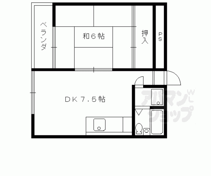 【リアライズ京都沓掛】間取