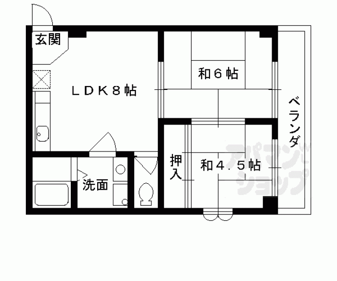 【リアライズ京都沓掛】間取