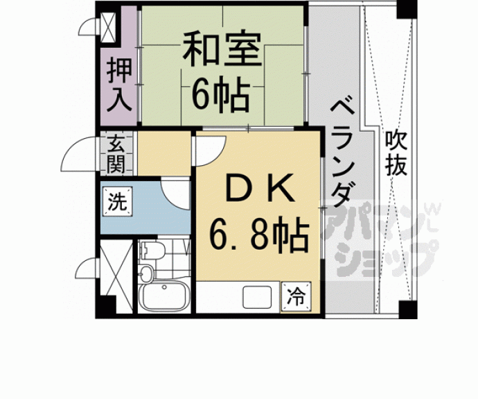 【リアライズ京都沓掛】間取