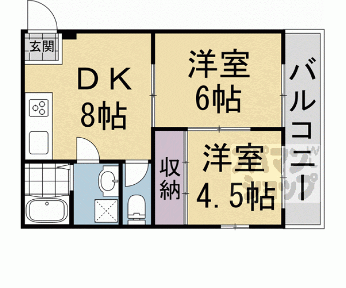 【リアライズ京都沓掛】間取