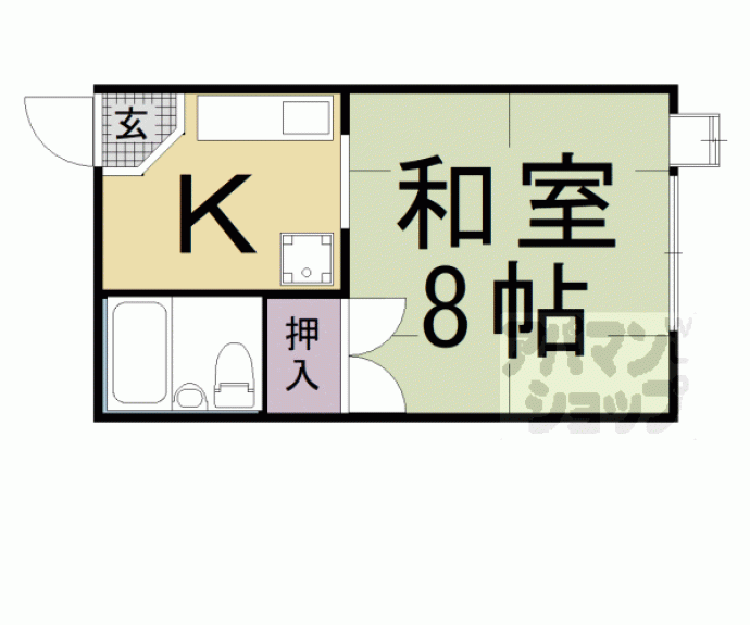 【シティーハウス有栖川】間取