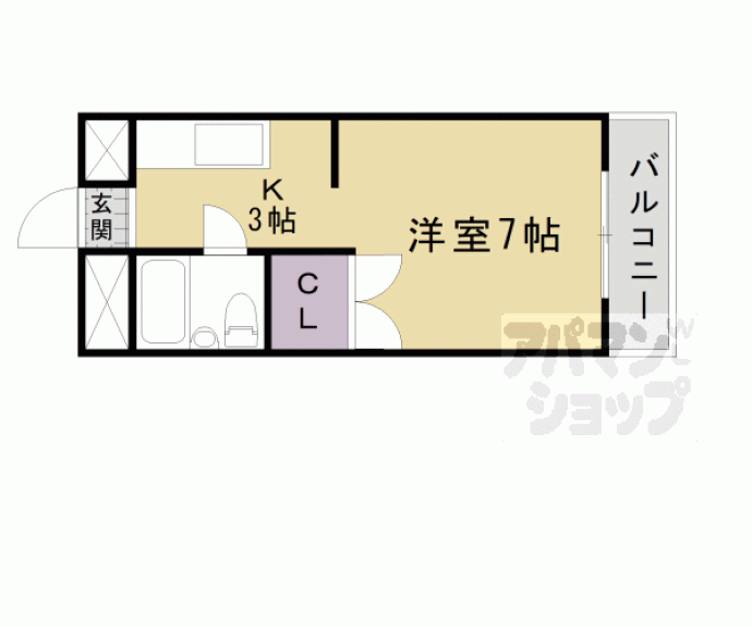 【シャトー桂】間取