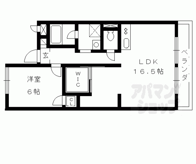 【シャルム桂】間取