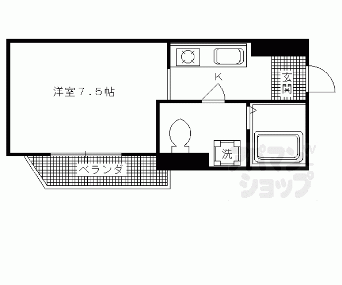 【シルクコート嵐山】間取