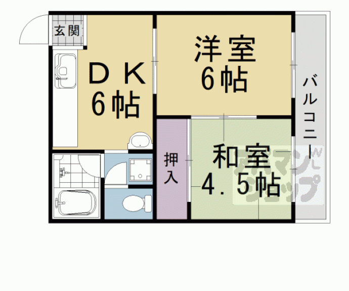 【スイートム中村】間取