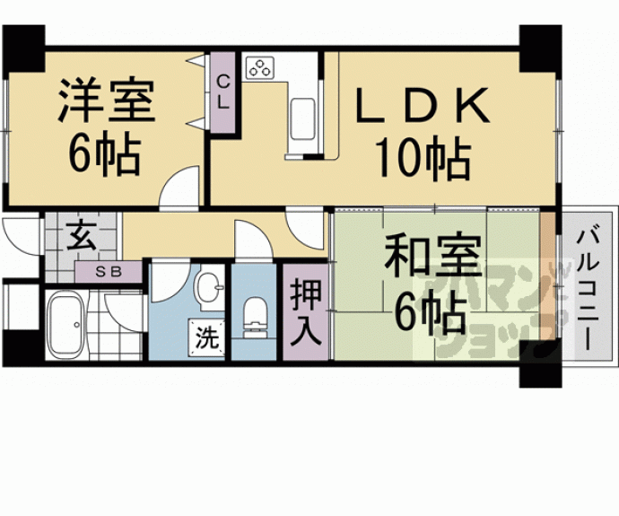 【エクラ桂駅前】間取