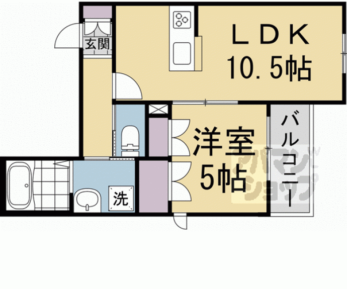 【Ｍａｉｓｏｎ　ｄｅ　Ｌｉｅｎ　Ｋ】間取