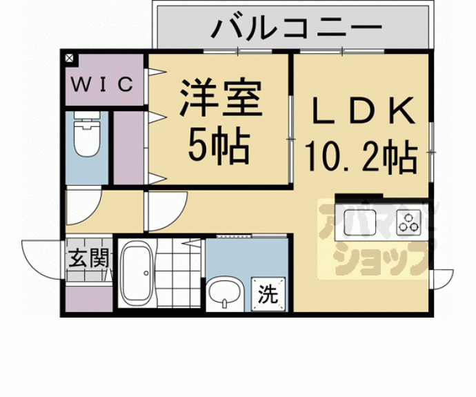 【Ｍａｉｓｏｎ　ｄｅ　Ｌｉｅｎ　Ｋ】間取