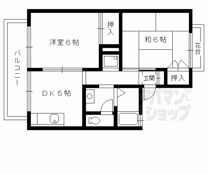 【セジュール桂】間取