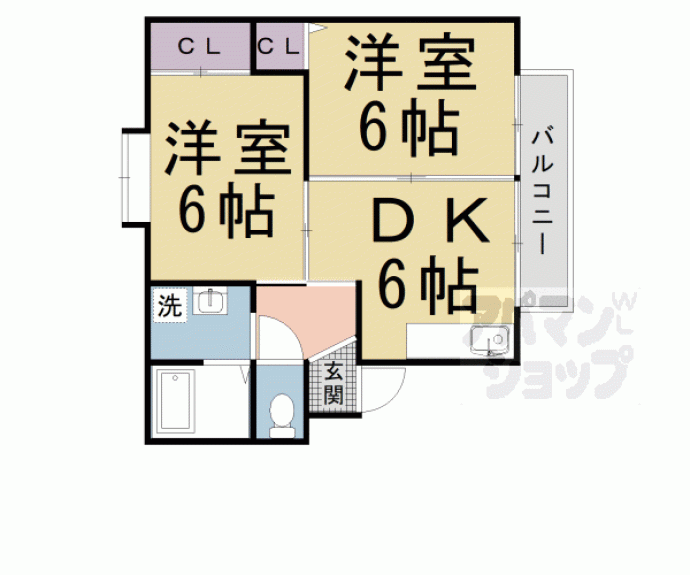 【セジュール西山】間取