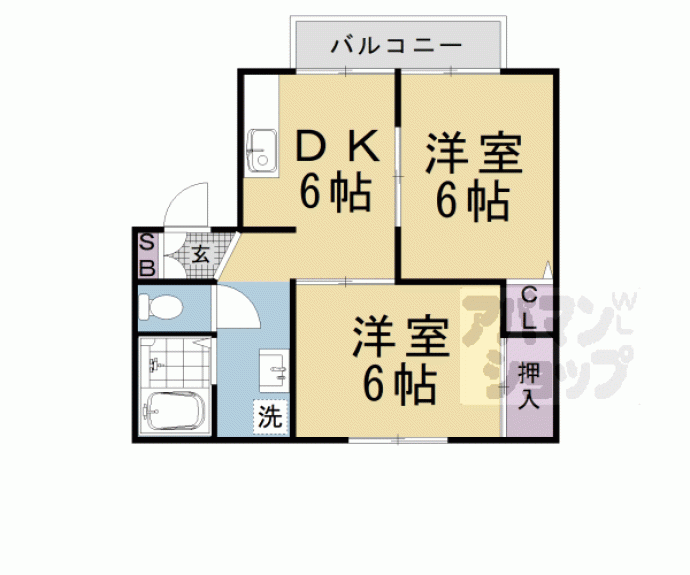 【セジュール西山】間取