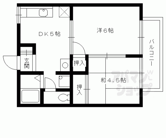 【セジュール南山田】間取