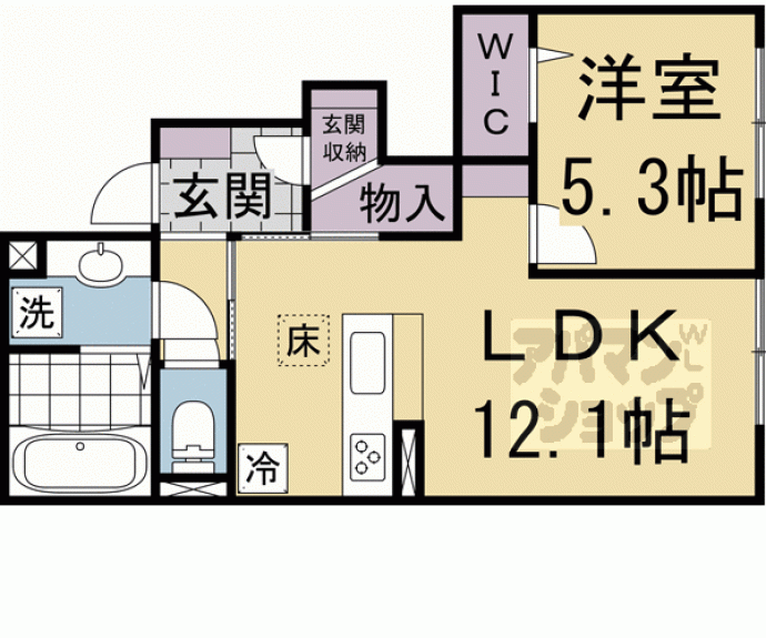 【仮称）Ｄ－ｒｏｏｍ宇治市宇治若森】間取