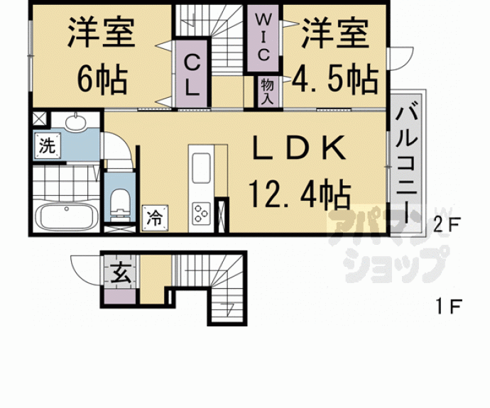 【仮称）Ｄ－ｒｏｏｍ宇治市宇治若森】間取