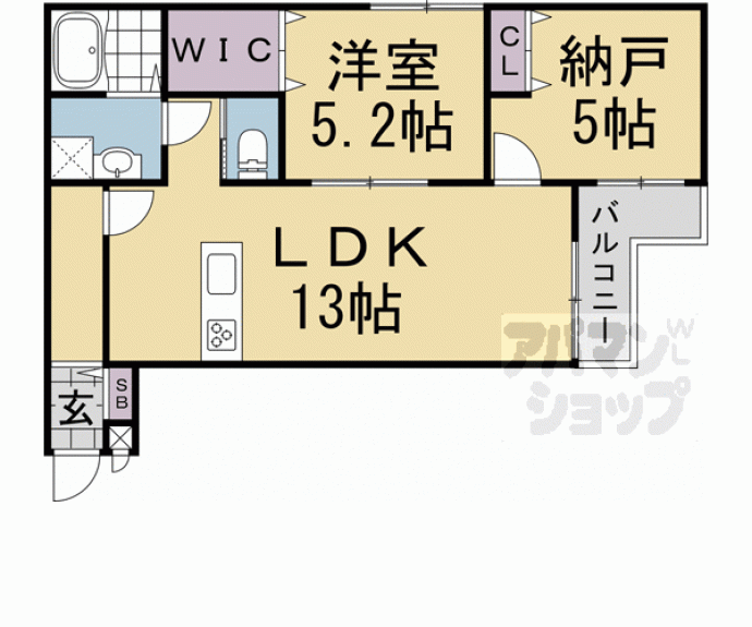 【仮称）カーサウッド壬生】間取