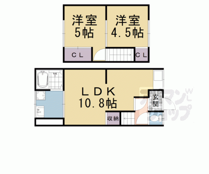 【大原野南春日町貸家】間取