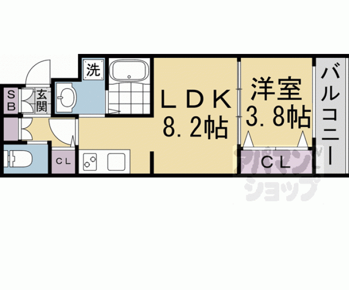 【ＭＪＣ京都西大路Ⅱ】間取