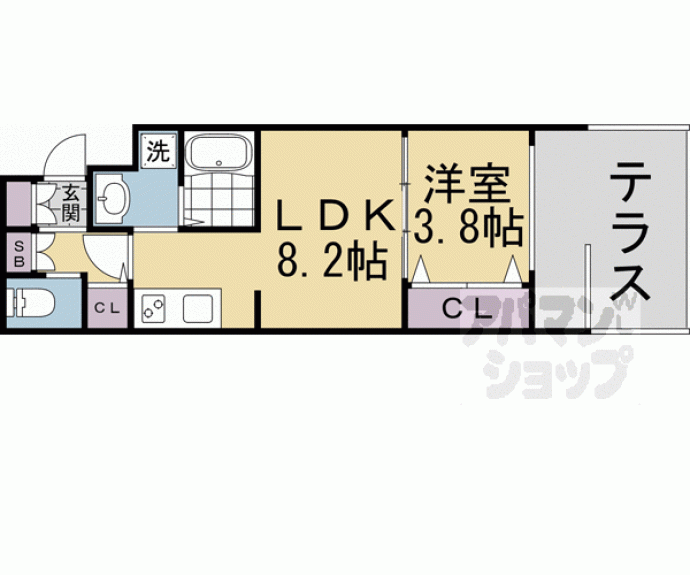 【ＭＪＣ京都西大路Ⅱ】間取