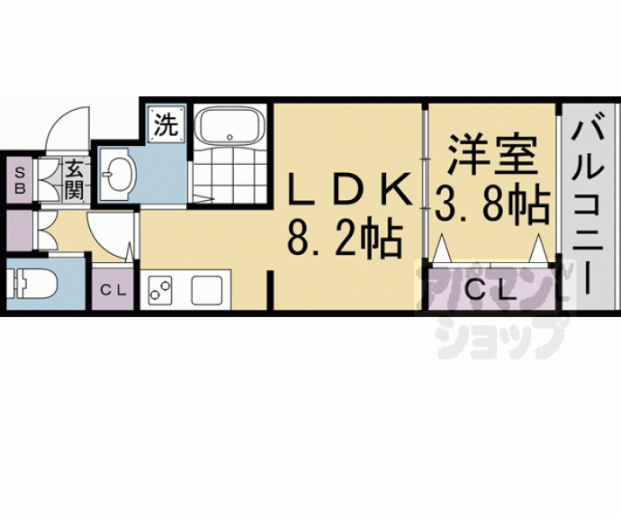 【ＭＪＣ京都西大路Ⅱ】間取