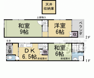 【修学院中林町４９－８貸家】