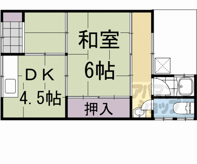 【片山貸家】間取