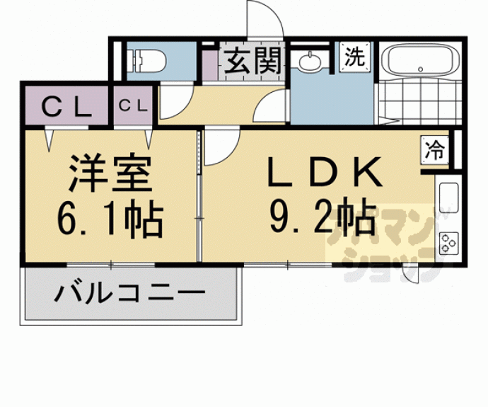 【Ｒｅｊｏｉｃｅ紫竹】間取