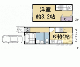 【羽束師菱川町貸家】