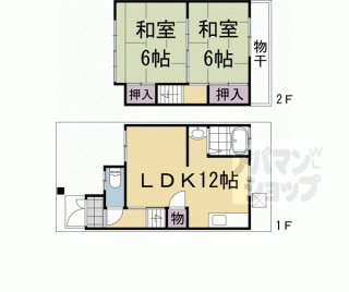 【醍醐上山口町貸家】