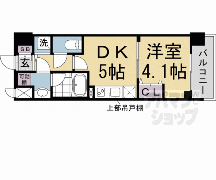 【ベラジオ雅び西大路七条】間取