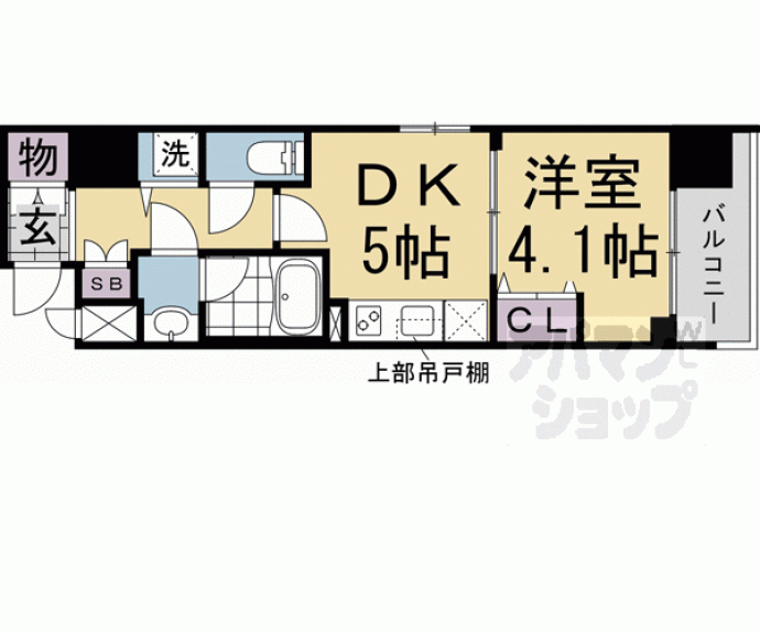 【ベラジオ雅び西大路七条】間取