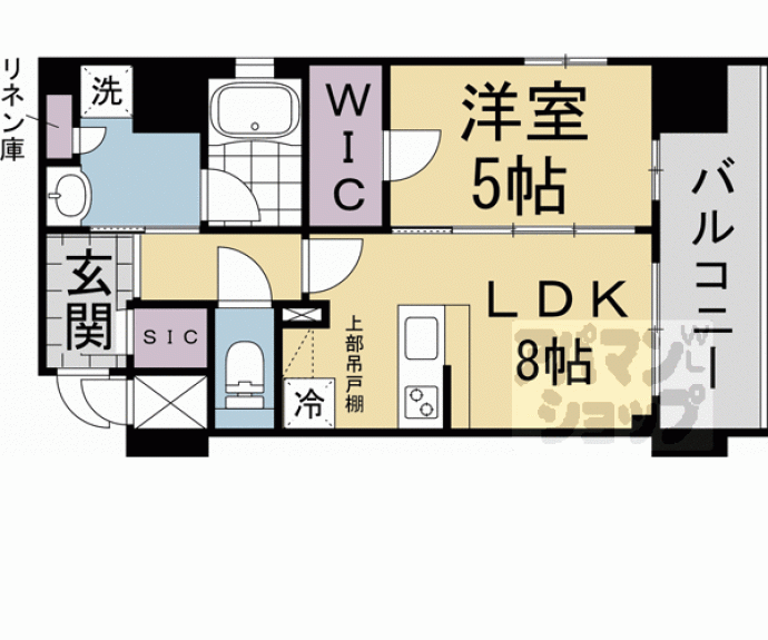 【ベラジオ雅び西大路七条】間取