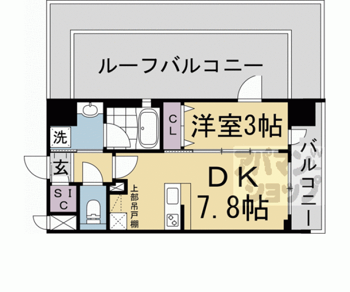 【ベラジオ雅び西大路七条】間取