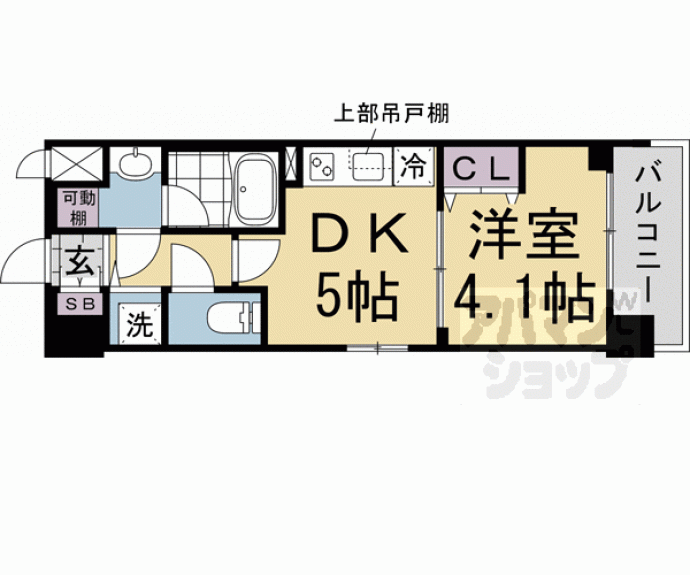 【ベラジオ雅び西大路七条】間取