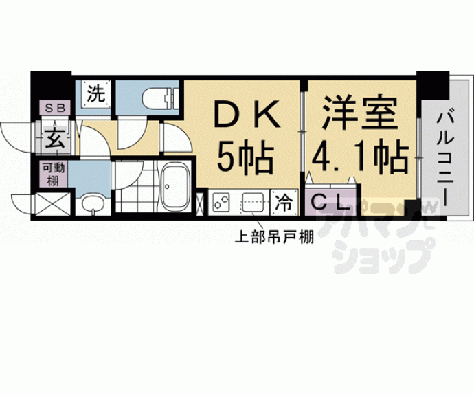 【ベラジオ雅び西大路七条】間取