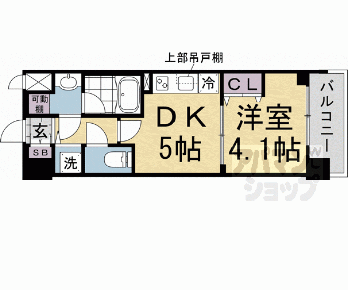 【ベラジオ雅び西大路七条】間取