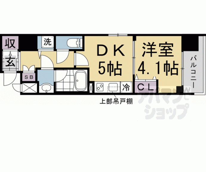 【ベラジオ雅び西大路七条】間取