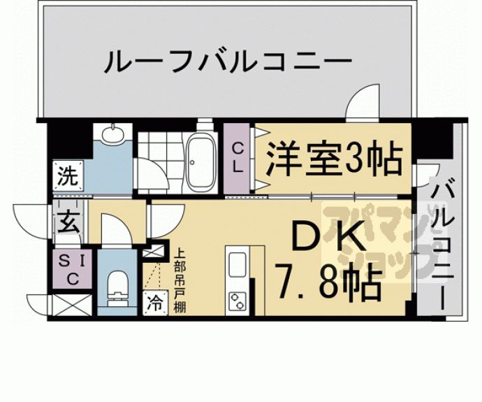 【ベラジオ雅び西大路七条】間取