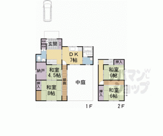 【小倉町寺内貸家】