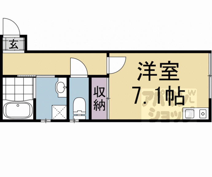 【Ｋレジデンス神宮丸太町】間取