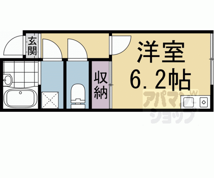 【Ｋレジデンス神宮丸太町】間取