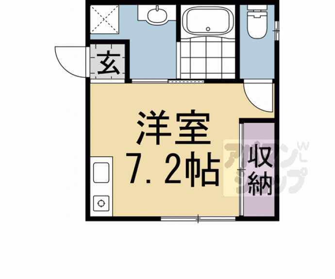 【Ｋレジデンス神宮丸太町】間取