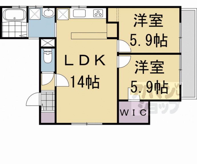 【グレイス紫竹】間取