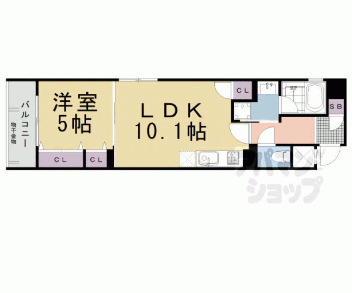 【ベラジオ雅び京都烏丸西】間取